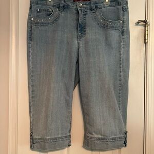 Gloria Vanderbilt Ashley Amanda’s Daughter Denin capri, sz 14